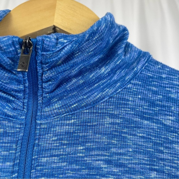 Columbia Women's Medium Knit Buttery Running Yoga Active Zip Jacket Mockneck - Picture 3 of 10